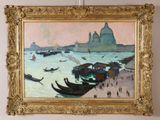 a picture of a painting hanging on the wall of a room