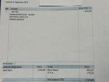 a close up of a piece of paper with an invoice on it