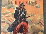 the front cover of a book with a picture of a soldier on it