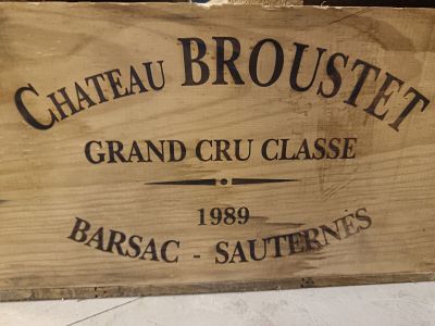 12 bt château Broustet 1989 GCC Sauternes Barsac (CBO)