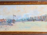 a picture of a painting hanging on the wall