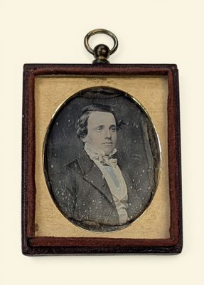 "Portrait de jeune homme" Ambrotype imprimé sur verre à vue …