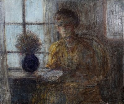 Hervé THIBAULT (né en 1944) La lecture - Photo 1