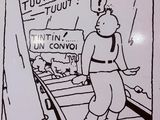 une illustration représentant un homme debout devant un panneau