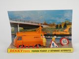 a picture of a toy truck on display on a table