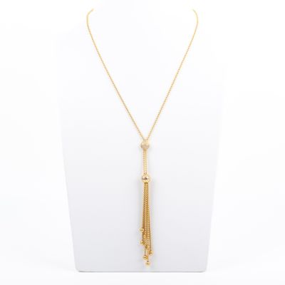 CARTIER - Sautoir à pampille or 18K et diamants taille brill…