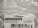 a close up of a white cord in a plastic bag