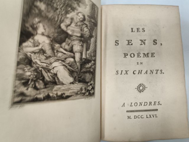 Les sens, poème en six chants par DUROSOY. E.O. 1766. 7 figures h