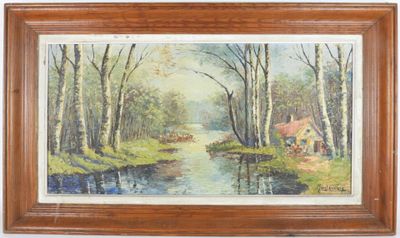 Marcel CATELEIN (1892-1979) : Paysage. - Photo 1