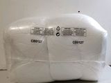 a large roll of white paper wrapped in plastic