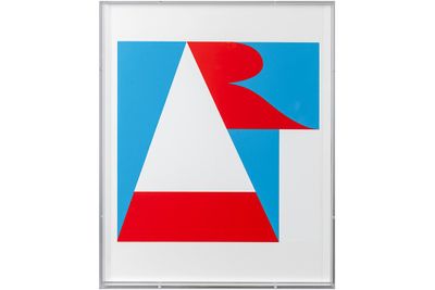 ROBERT INDIANA (1928 - 2018) sérigraphie en couleurs de "The…
