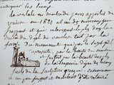 an old manuscript with a drawing of a man sitting in a chair