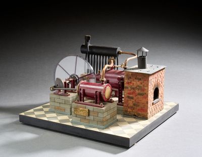 figurine représentant une maquette de camion de pompiers posée sur un échiquier