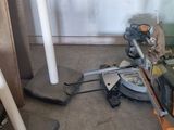 a picture of a room with a lot of tools on the floor