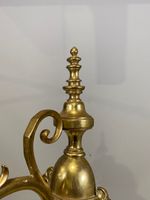 Paire d'appliques en laiton à décor de rinceaux feuillagés, … (photo 6)