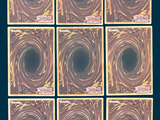 six square tiles of different sizes and shapes with a blue background