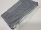 a plastic case with a plastic cover on top of it
