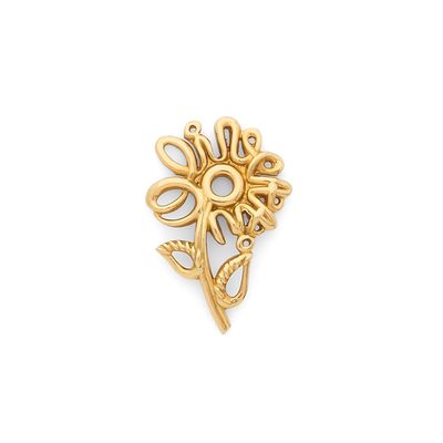 CARTIER Pin's “Fleur” Or 18k (750) - Photo 1