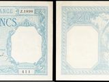 trois images différentes d'un billet de banque sur lequel figure le portrait d'une femme