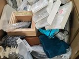 a box full of items that are sitting in a room