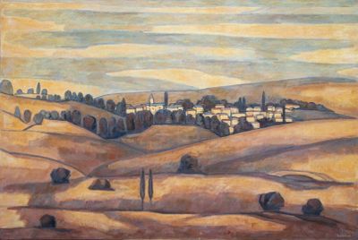 Radu COSTINESCU (1931 - 2017) Paysage d'été