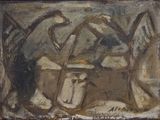 une image d'un tableau représentant un homme et une femme dans une pièce