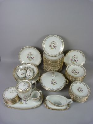 BELCERAM LUXE Partie de service de table en porcelaine à déc…