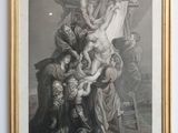 a painting of a group of people in a room