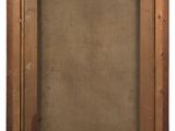 a painting of a wooden frame with a brown background