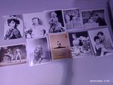 plusieurs photographies en noir et blanc représentant des femmes et des hommes accrochées au mur