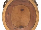a picture of a wooden frame with a picture on it