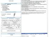 a close up of a document with a barcode on it