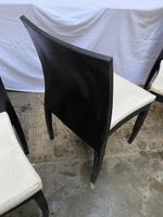 Lot de 4 chaises contemporaines, à structure en bois de coul… (photo 4)