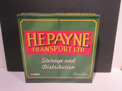 Boîte de stockage et de distribution vintage de la société Hepayne Transport Ltd