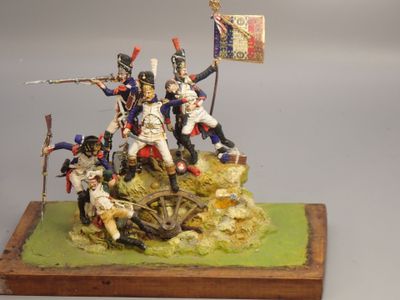 Figurines d'artistes - Empire - Scènette 54 mm, La garde meu…
