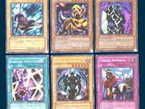 several cards of different types of card games are shown