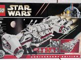 a box with a lego star wars set on it