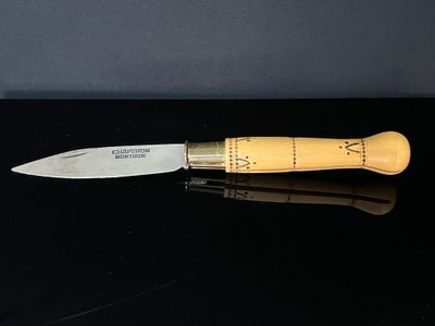 CHAPERON NONTRON Couteau à lame en acier et manche en bois p… - Photo 1