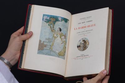 une personne tenant un livre ouvert sur lequel figure une image