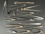 a lot of old tools that are on the table