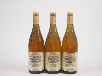 3 Bouteilles Condrieu "Clos Boucher" Delas FRÈRes - 1996 - E…