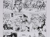 a black and white image of a page from a comic book