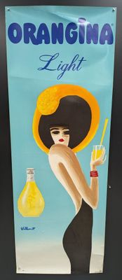 tableau représentant une femme coiffée d'un chapeau noir tenant un verre baigné d'une lumière orangée