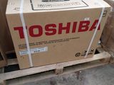 many boxes that are stacked on a pallet