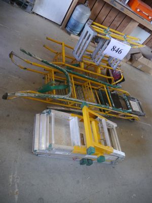 a cart that has a bunch of items on it