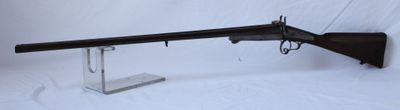 Fusil de chasse à broche calibre 16, canons en table Damas d…