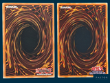 two cards with a picture of a spiral design on them
