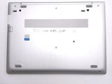 a close up of a laptop with the bottom panel missing