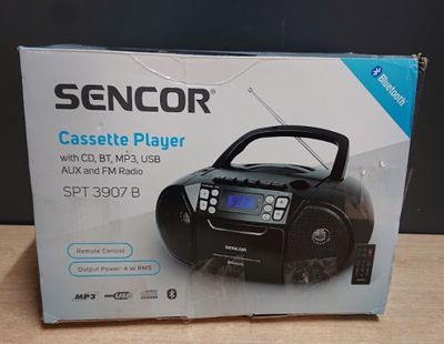 Lecteur CD / Casettes - SENCOR - SPT 3907 B - 4 W - Bluetoot…