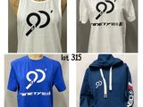 four different t - shirts with different logos on them on a mannequin mannequin mannequin mannequin mannequin mannequin manne